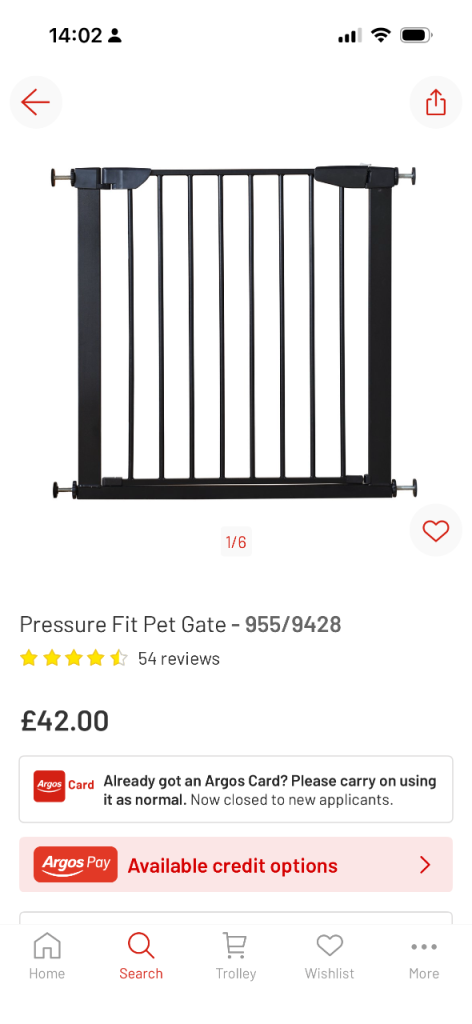 Pressure Fit Safety Gate Pet/Child