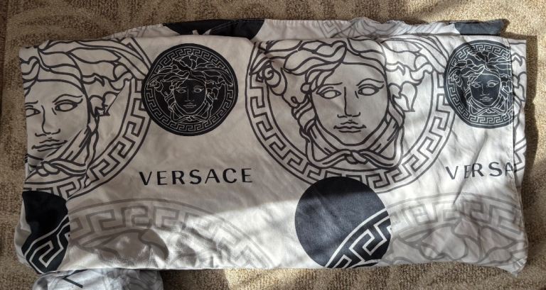 King size duvet cover with matching fitted sheet (no pillowcases) FREE