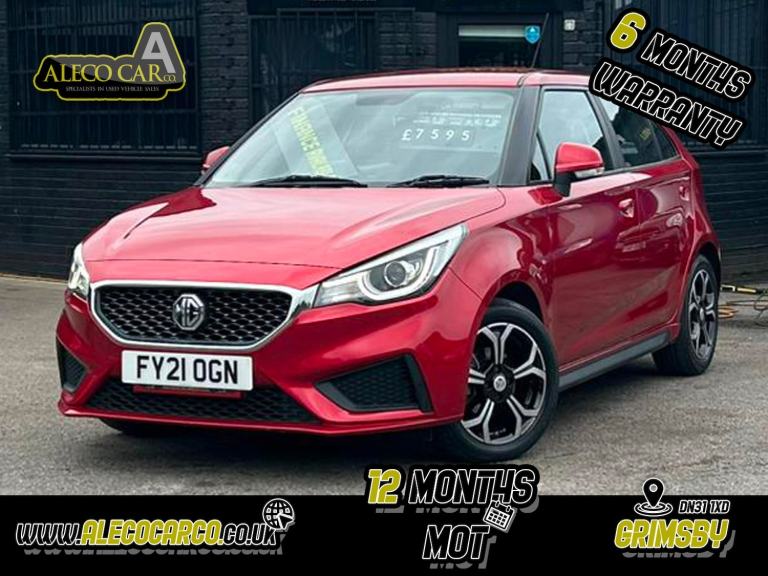 MG MG3 1.5 VTi-TECH Excite Red Manual Petrol 2021