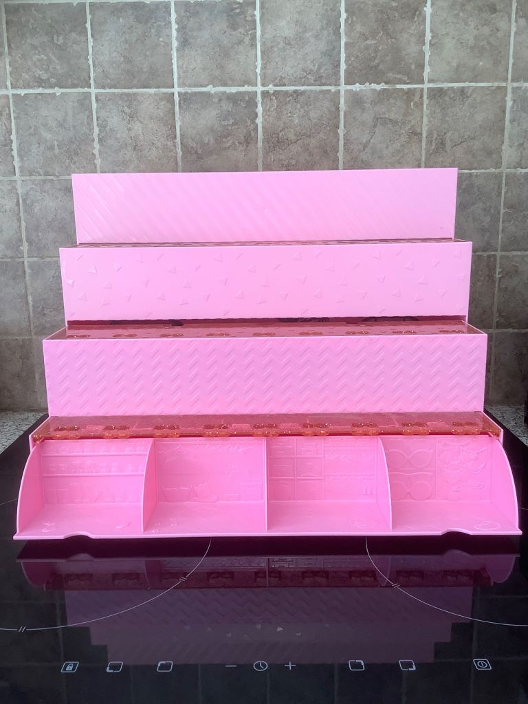 LOL Surprise Doll Display Stand/Storage Case Pink Excellent Condition