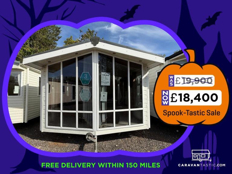 Stunning 3 Bed 40x12.5 Static Caravan - Offsite - Double Glazed & Central Heated