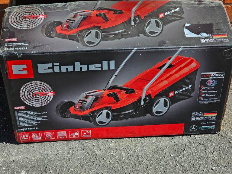 Einhell 33cm Cordless Rotary Lawnmower - 18V