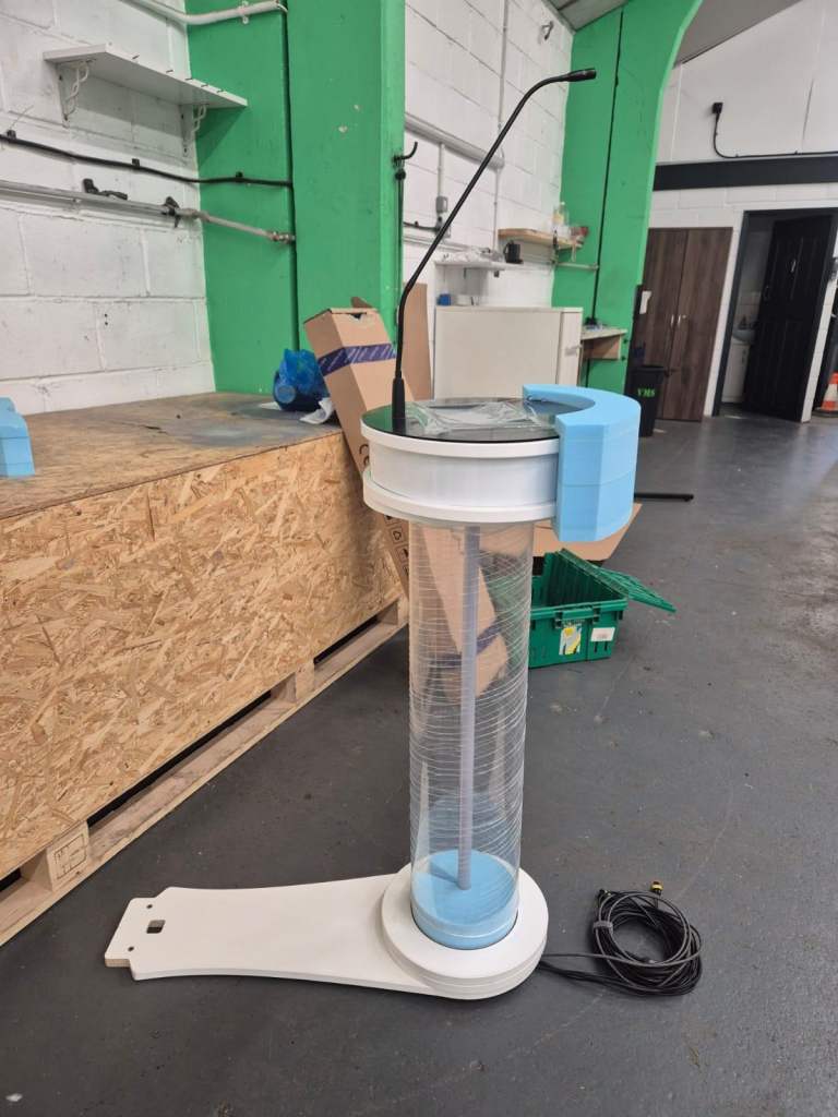 HyperVSN Control Panel Podium Stand – Holographic Display Console – Event / Retail Display