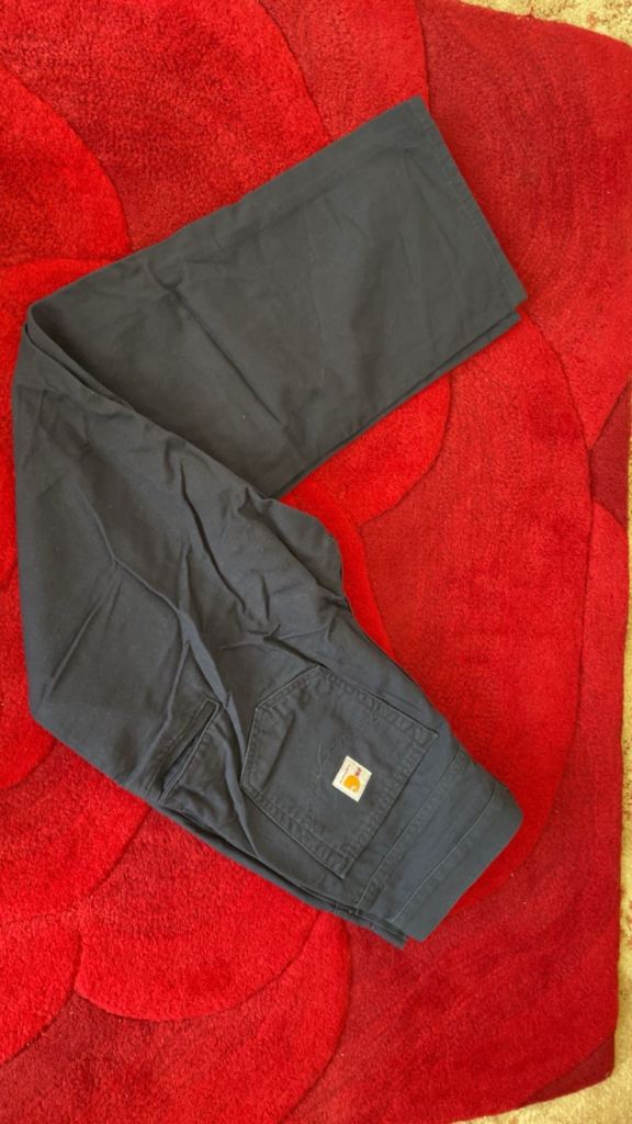 Carhartt dark blue cargo pants #workwear #cargo 