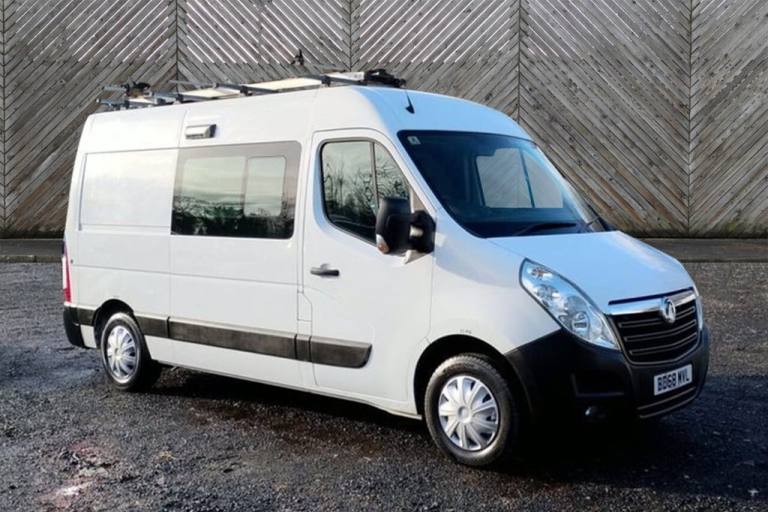 2018 Vauxhall Movano L2 H2 Crew Van with Integrated Mess Unit With Air Conditioning Cdti 130 PS. ...