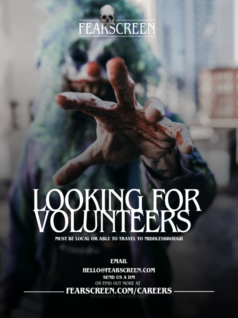 Horror Festival Volunteers wanted 🎬