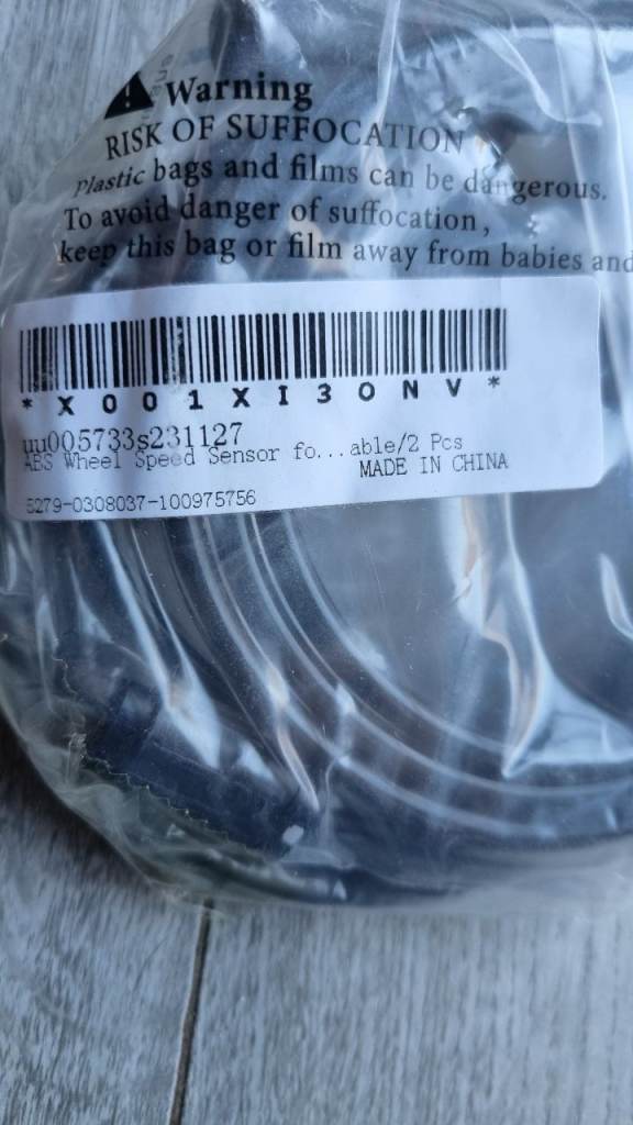 2 pc Abs Sensor (abs Wheel Speed Sensor)