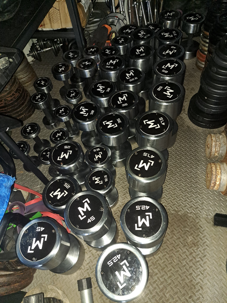 dumbbells 2x40kg-2x50kg 