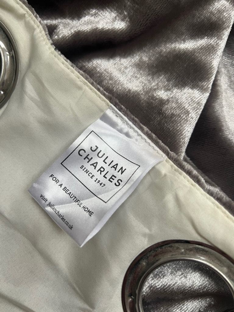 Julian Charles tab top curtains 