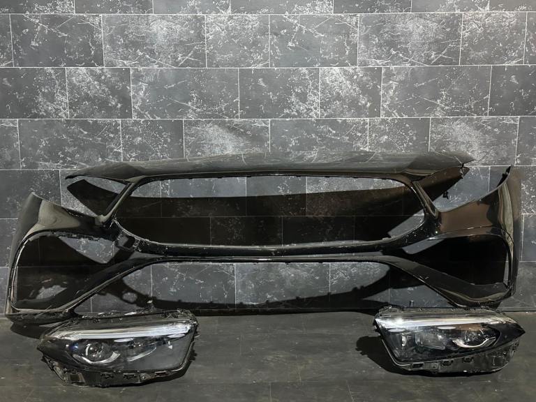 Mercedes a class w177 AMG facelift 2022 - 2025 genuine front bumper + led headlights