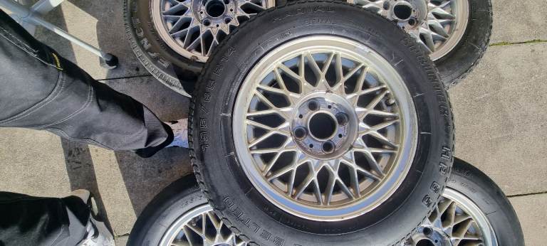 Set 5 14" Basket weave Bbs 