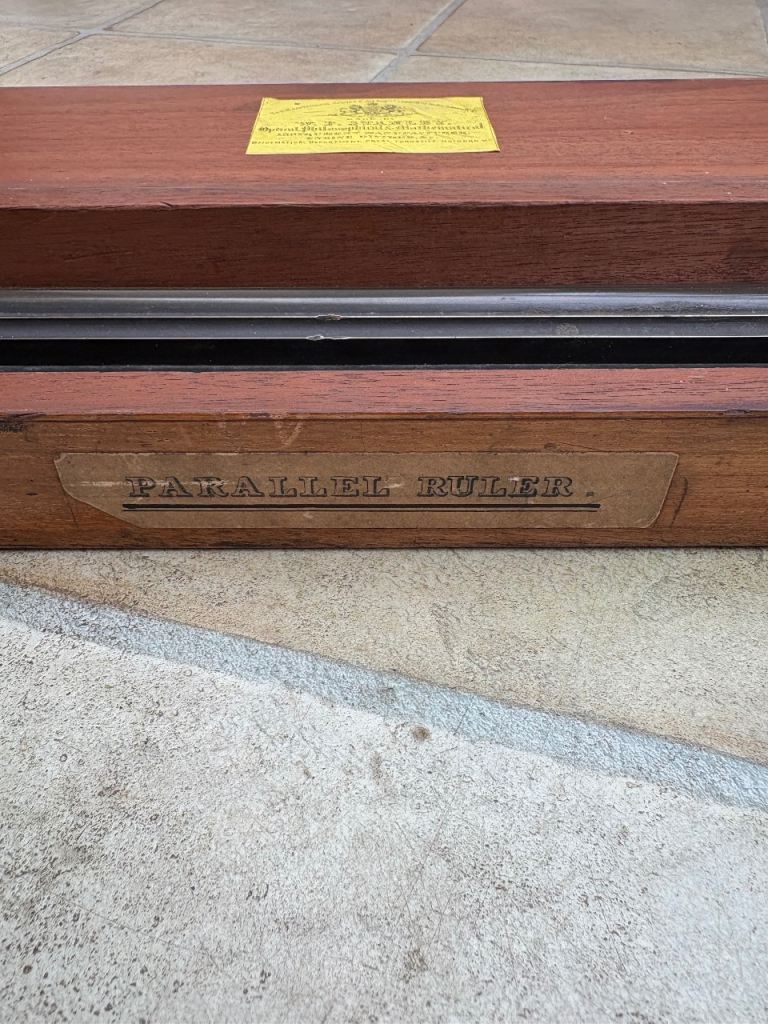 Stanley brass rolling ruler