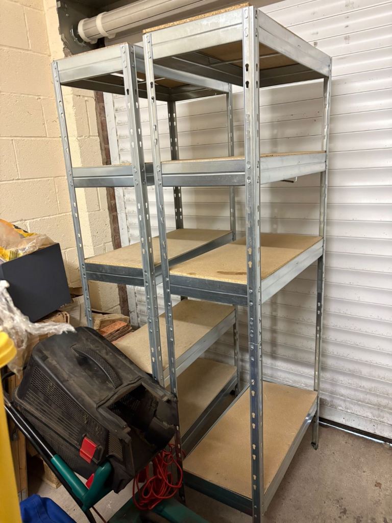 image for 2 storage shelves