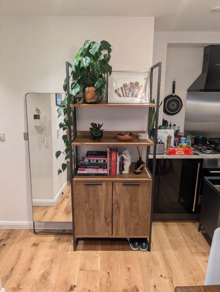 Habitat Nomad 2 Door Display Cabinet - Oak