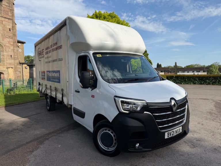 2021 Renault Master dCi 145 3T5 Comfort CURTAINSIDER WITH TAIL LIFT NO VAT  Curtainsider Diesel M...