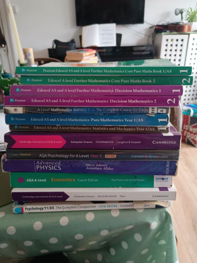Edexcel and AQA A'Level books