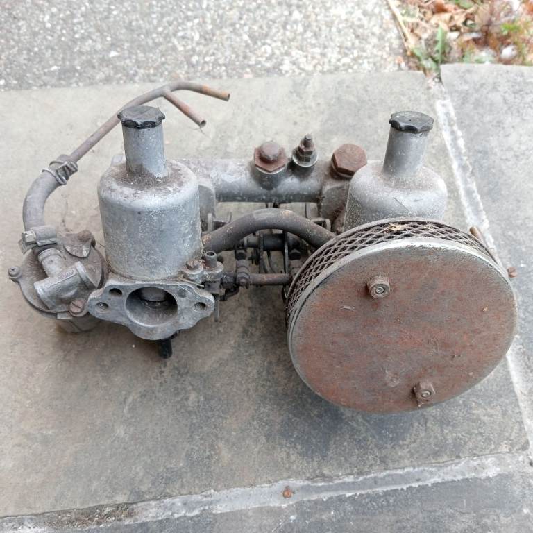  Mini Cooper SU Twin Carburetors and Manifold Twin Carbs Mg Midget