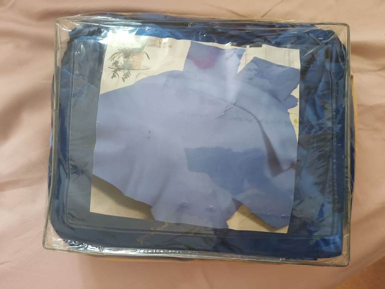 Eclipse Luxury Satin Double Bedding Sets – Royal Blue – 2 Sets – Brand New Unused