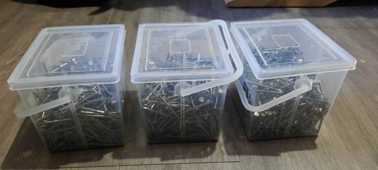 3 Boxes for Nails £4 Each