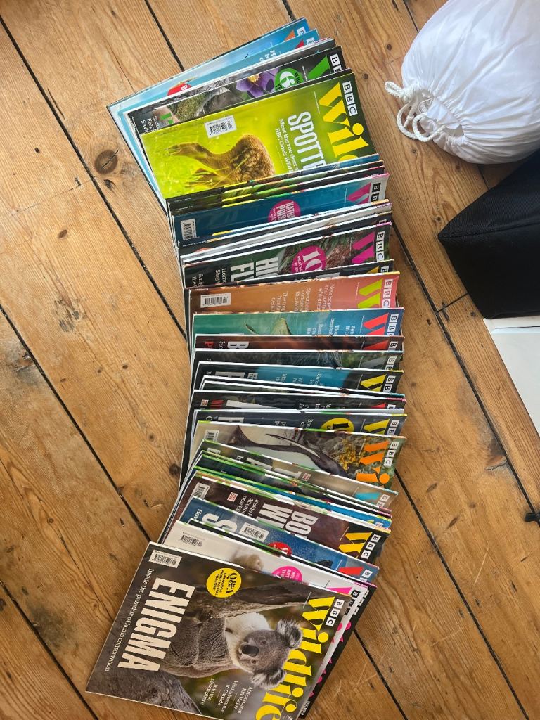 BBC Wildlife Magazines Job Lot 44 issues 2022-2026