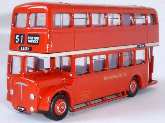 SCALE MODEL BUS Lancashire United DAIMLER CVD5