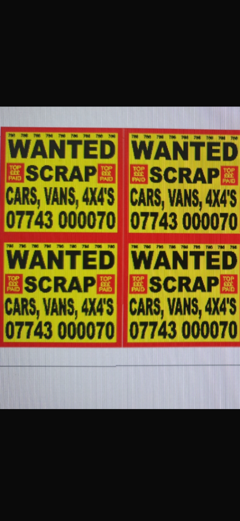 Huddersfield scrap vehicle buyer always 