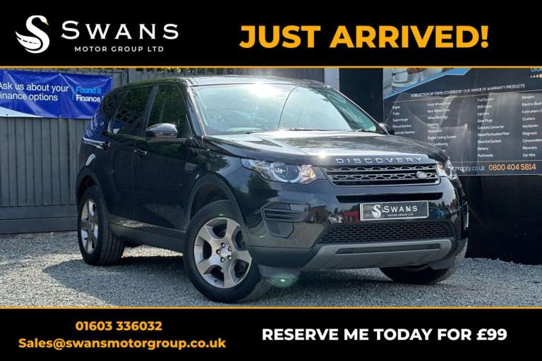 2017 Land Rover Discovery Sport 2.0 TD4 SE  Black Manual Diesel 2017 SUV Diesel Manual
