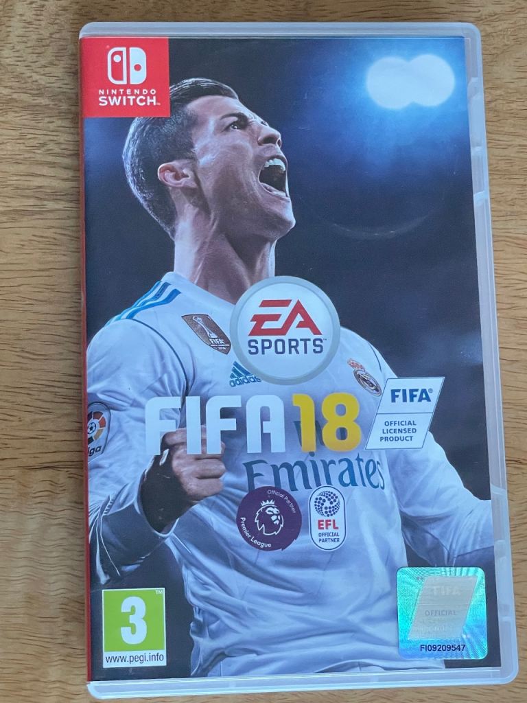 Nintendo Switch FIFA 18 Game – Good Condition