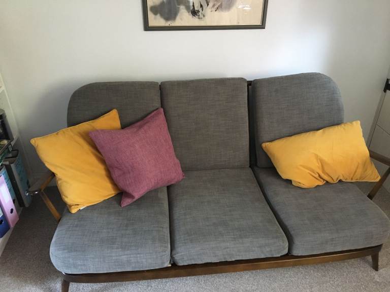 Mid Century Ercol 3 Seater Sofa