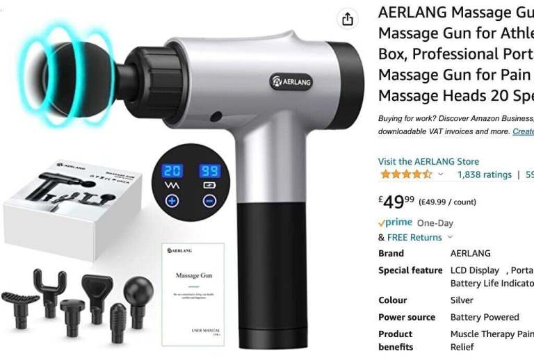 Deep Tissue Massage Gun