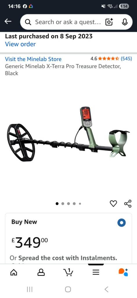 image for X terra Metal detector