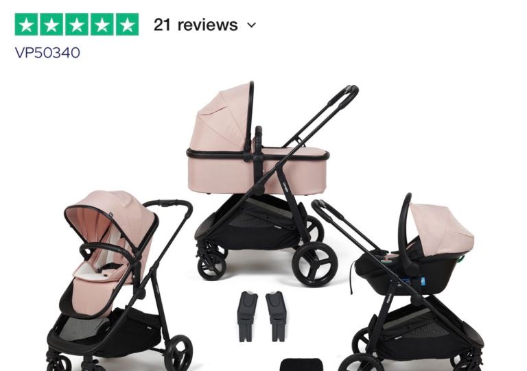 Puggle Monaco 3 in 1 travel system 