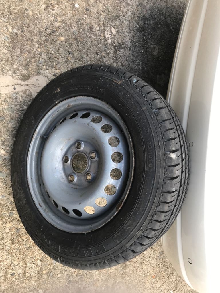 V/w transporter steel wheel & new tyre