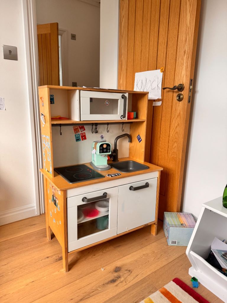 Wooden Play Kitchen with Accessories – Ikea