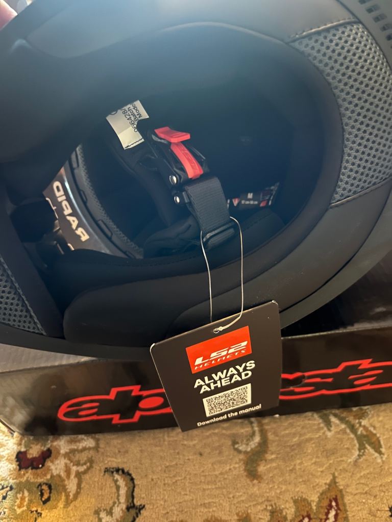 🏍️ LS2 FF353 Rapid II Road Touring Helmet - Black  size M 