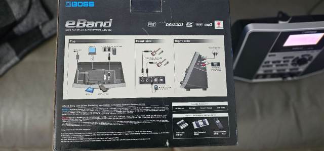 Boss eBand JS-10 Guitar Audio Player with Built-in Effects, Boxed