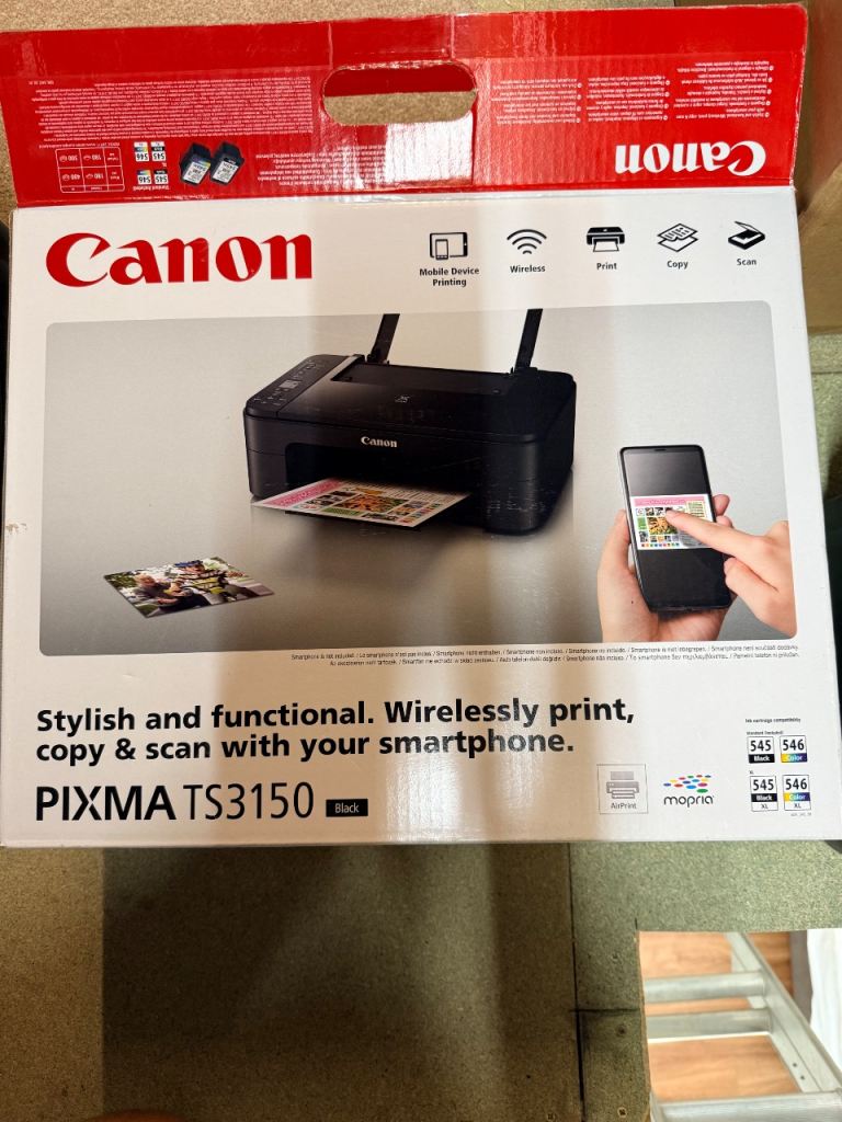 Canon PIXMA TS3150 Printer – Wireless, Copy & Scan