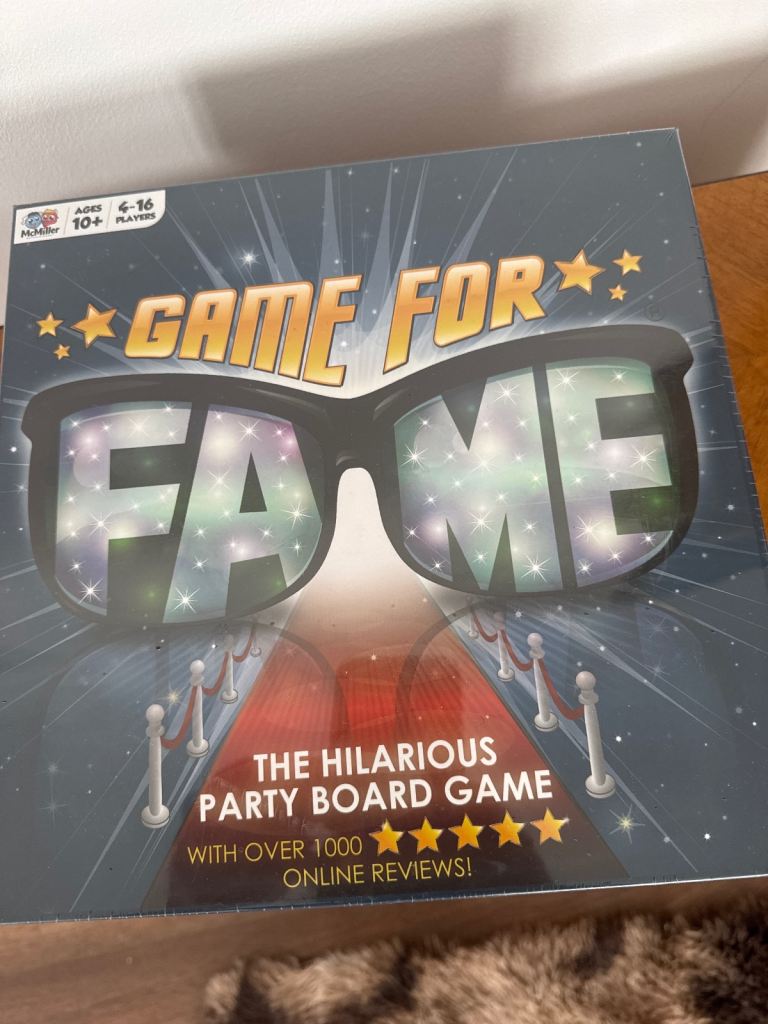 image for Game for fame. party board game 