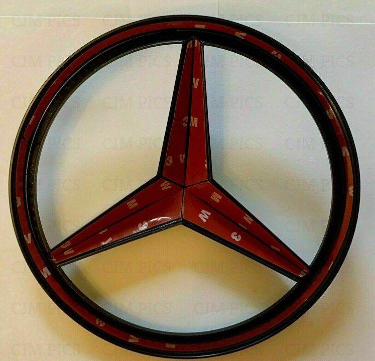 Mercedes GLOSS Black Front Grille Star Badge