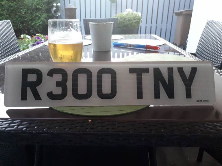 Number plate for sale 