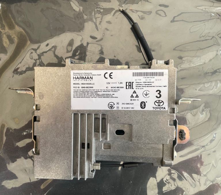 TOYOTA C-HR RAV4 IV PRIUS - HARMAN BECKER HIGH MODULE BLUETOOTH GPS 6434C-BE2809