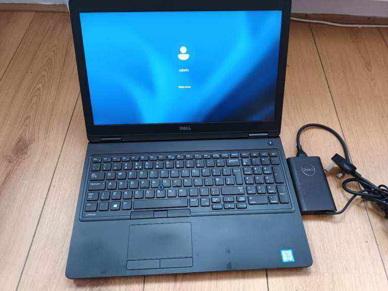 Dell Latitude 5580 laptop, it's running Windows 11 Home Core i5