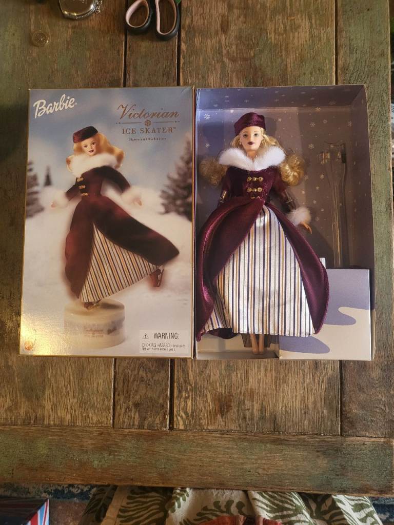 Barbie Victorian Special Edition Ice Skater Doll - As Good As New