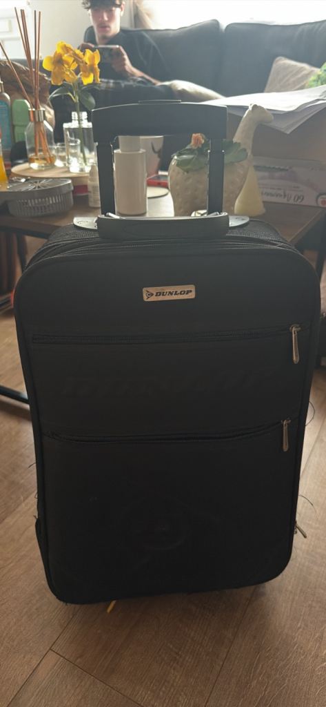Dunlop Black Cabin Size Suitcase – Good Condition