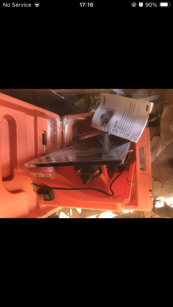 Tile Cutter Clipper TT200EM used good condition 