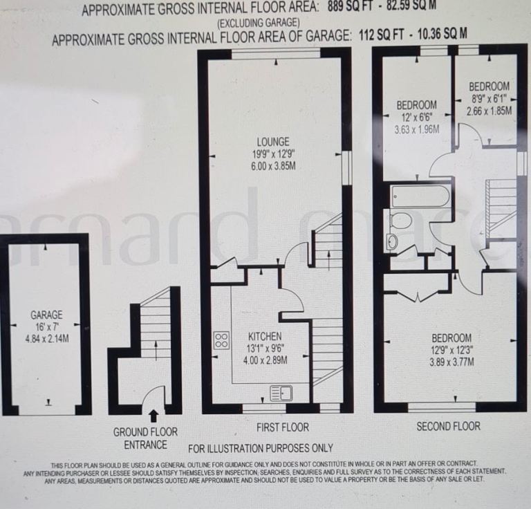 Three-Bedroom Maisonette To Rent in Croydon, CR0