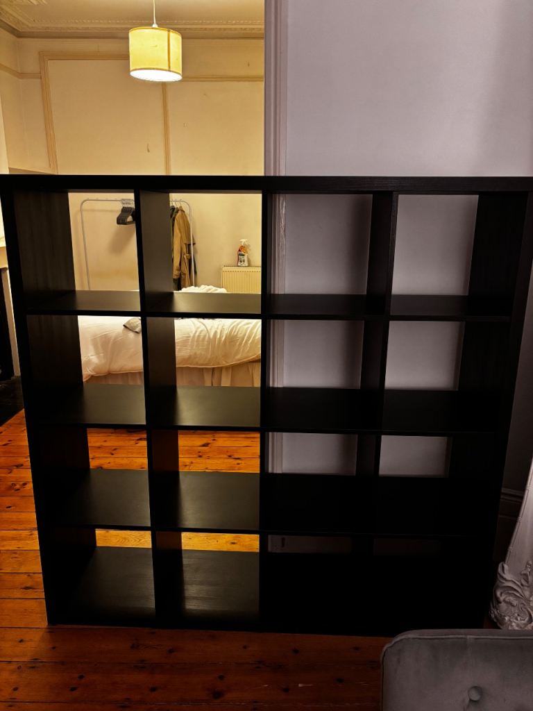 IKEA Kallax Black 4x4 – Good Condition