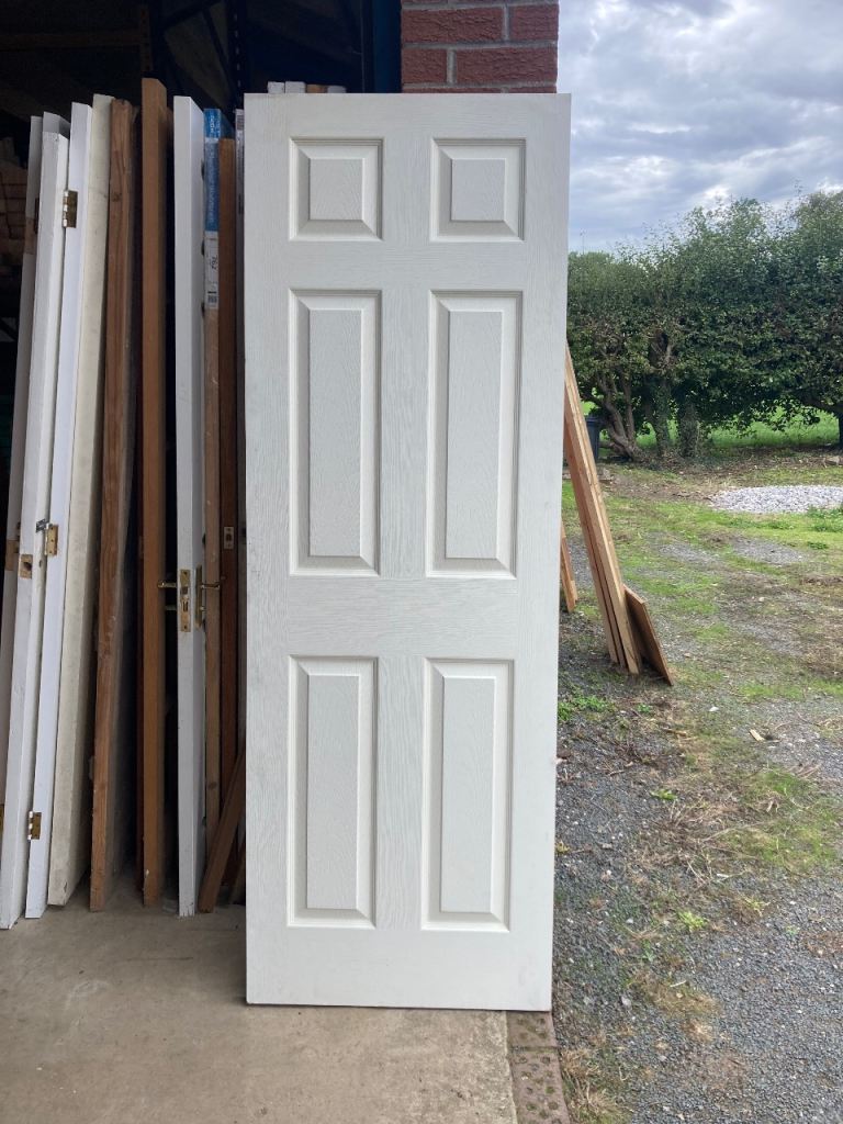 New unused six panel doors 