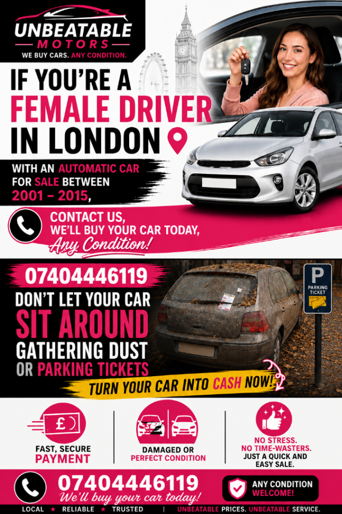We buy any car (Sameday collection)