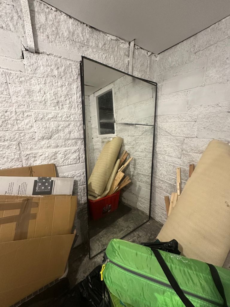Used as gym mirrors x 2 in my garage